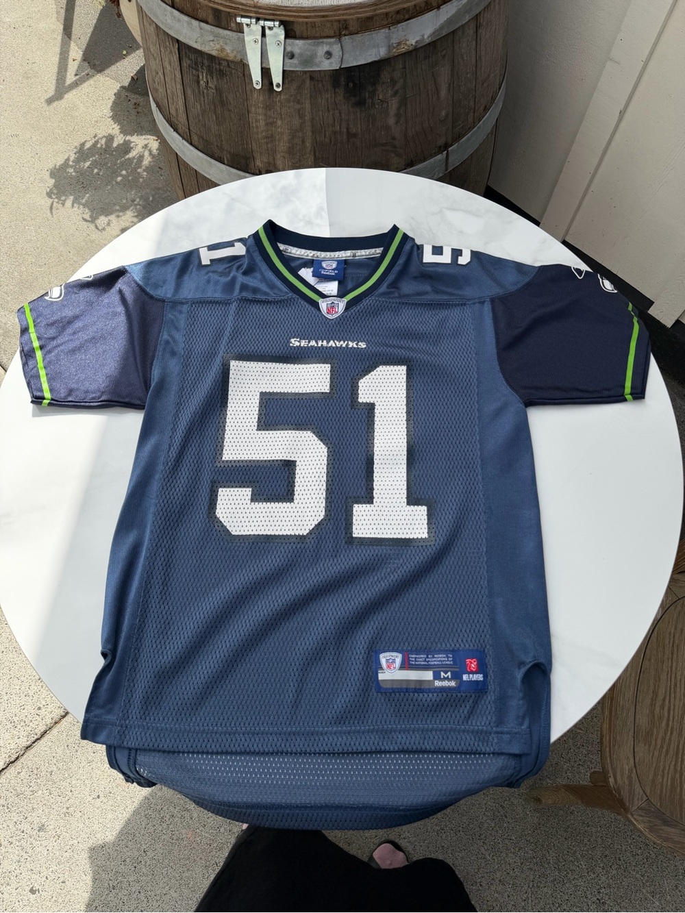 Official Seattle Seahawks Jersey 51 vintage perfect condition football jersey